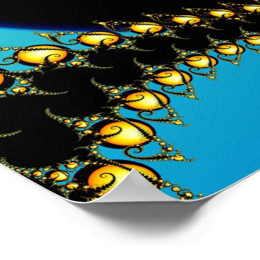 Moonlight Fractal Art Poster (Hoek)