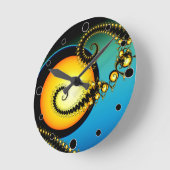 Moonlight Fractal Art Ronde Klok (Hoek)