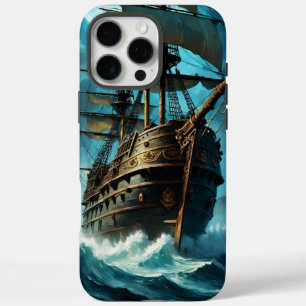 Moonlight Galleon piratenschip iPhone 16 Pro Max Hoesje
