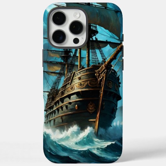 Moonlight Galleon piratenschip Case-Mate iPhone Case (Achterkant)