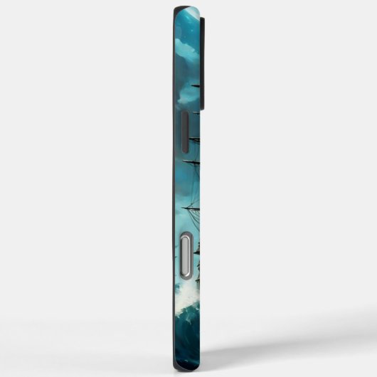 Moonlight Galleon piratenschip Case-Mate iPhone Case (Achterkant / Rechts)