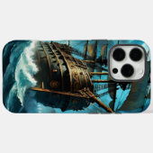 Moonlight Galleon piratenschip Case-Mate iPhone Case (Achterkant (horizontaal))