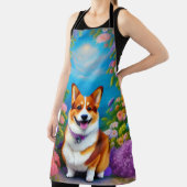 Moonlight Garden Corgi Dog Schort (Insitu)