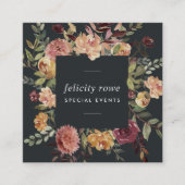 Moonlight Garden | Florence-Lijst Vierkante Visitekaartje (Voorkant)