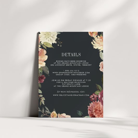 Moonlight Garden Guest Information Kaart