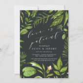 Moonlight Garden Love is geduldig uitgesteld bruil Kaart (Voorkant)