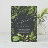 Moonlight Garden Love is geduldig uitgesteld bruil Kaart (Staand voorkant)