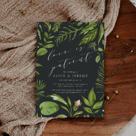 Moonlight Garden Love is geduldig uitgesteld bruil Kaart