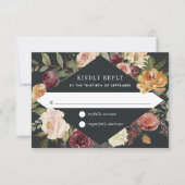 Moonlight Garden RSVP-kaart RSVP Kaartje (Voorkant)