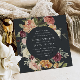 Moonlight Garden Wedding Invitation | Vierkant Kaart