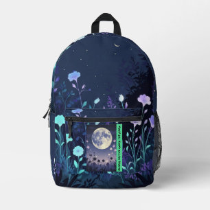 Moonlight Garden – Zachte Bloemen Rugzak Design