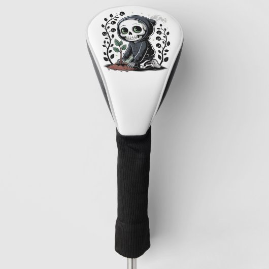 Moonlight Gardener Driver Hoesje Golfheadcover (Voorkant)