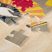 Moonlight Geisha Japans Woodblock Ukiyo-e Legpuzzel (Zijkant)