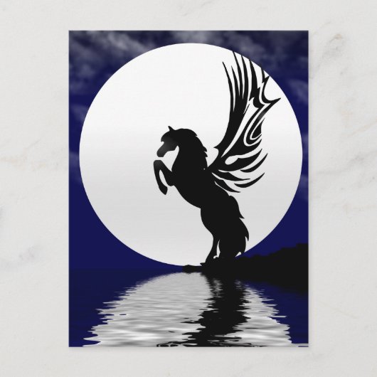 Moonlight Glow Briefkaart (Voorkant)