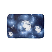 Moonlight Glow | Moon Phases in Sky Clouds Badmat (Voorkant)