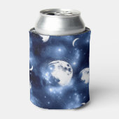 Moonlight Glow | Moon Phases in Sky Clouds Blikjeskoeler (Blikje Voorkant)