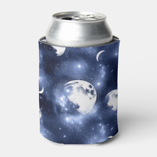 Moonlight Glow | Moon Phases in Sky Clouds Blikjeskoeler (Blikje Voorkant)