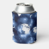 Moonlight Glow | Moon Phases in Sky Clouds Blikjeskoeler (Blikje Achterkant)