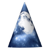 Moonlight Glow | Moon Phases in Sky Clouds Feesthoedjes (Voorkant)