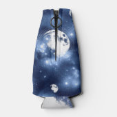 Moonlight Glow | Moon Phases in Sky Clouds Flesjeskoeler (Achterkant)