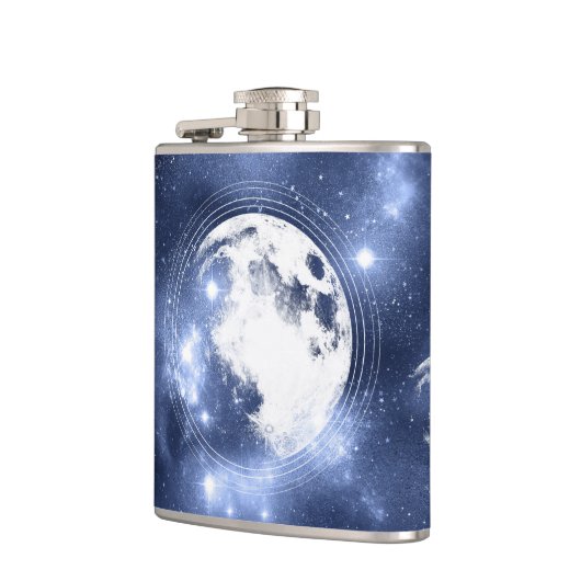 Moonlight Glow | Moon Phases in Sky Clouds Heupfles (Links)