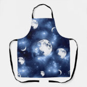 Moonlight Glow | Moon Phases in Sky Clouds Schort (Voorkant)