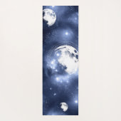 Moonlight Glow | Moon Phases in Sky Clouds Yogamat (Achterkant)