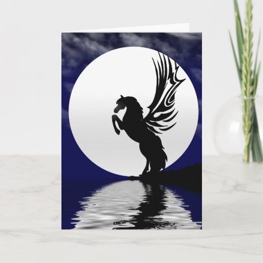 Moonlight Glow Wenskaart Kaart (Voorkant)