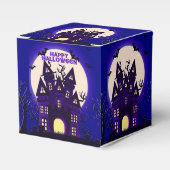 Moonlight Haunted Mansion Cube Bedankdoosjes (Voorkant Zijde)