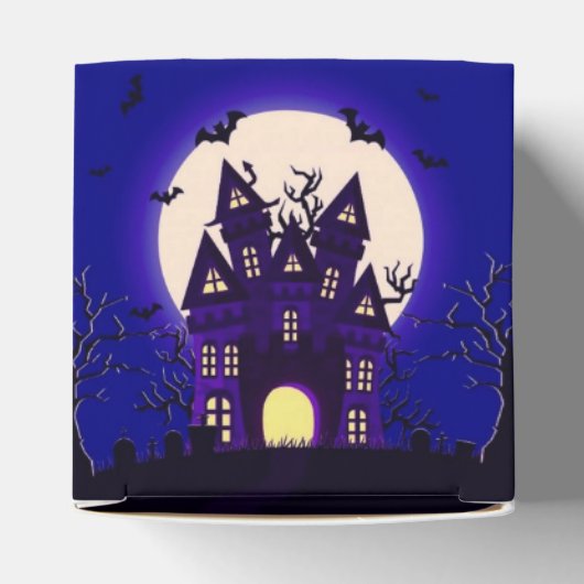 Moonlight Haunted Mansion Cube Bedankdoosjes (Bovenkant)