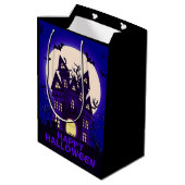 Moonlight Haunted Mansion Medium Cadeauzakje (Achterkant Gekanteld)