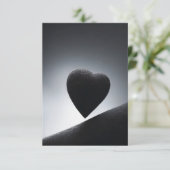 Moonlight Heart Shape Night Sky Bedankkaart (Staand voorkant)
