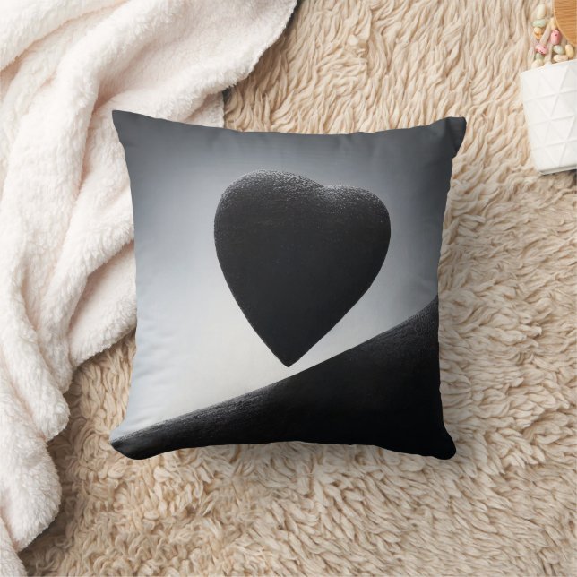 Moonlight Heart Shape Night Sky Kussen (Deken)