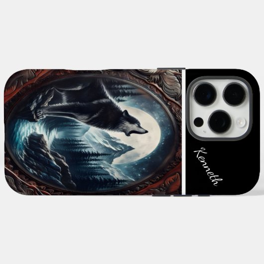 Moonlight Howl Case-Mate iPhone Case (Achterkant (horizontaal))