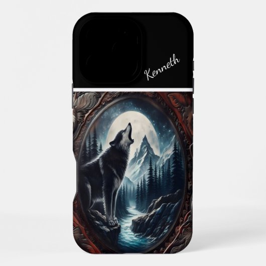 Moonlight Howl iPhone Hoesje (Achterkant)