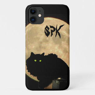 Moonlight Hunter Crouching Tomcat en de maan Case-Mate iPhone Case