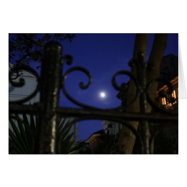 Moonlight in de Big Easy Card (Voorkant Horizontaal)