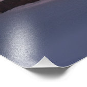 Moonlight in een midwinter seashore landschap CC08 Foto Afdruk (Hoek)