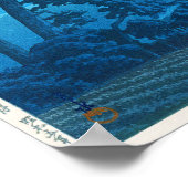 Moonlight in Magome, Hasui Kawase, Woodcut Poster (Hoek)