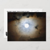 Moonlight in Mayfair. Clouds en lichten van de nat Briefkaart (Voorkant / Achterkant)