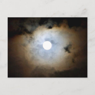 Moonlight in Mayfair. Clouds en lichten van de nat Briefkaart