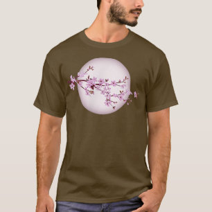Moonlight Japanse Sakura Cherry Blossom T-shirt