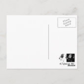 Moonlight Jazz Briefkaart (Achterkant)