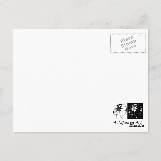 Moonlight Jazz Briefkaart (Achterkant)