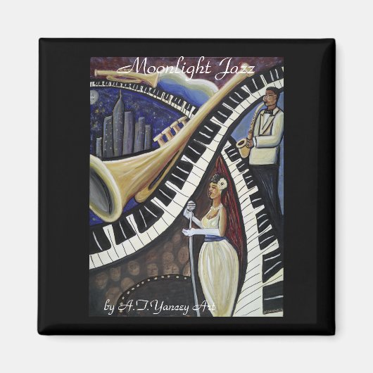 Moonlight Jazz Magnet (Voorkant)