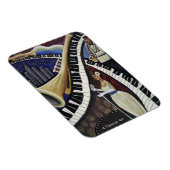 Moonlight Jazz Premium Flexi Magnet Magneet (Rechterzijde)