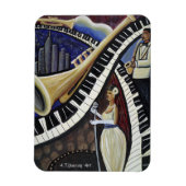 Moonlight Jazz Premium Flexi Magnet Magneet (Verticaal)
