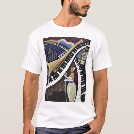 Moonlight Jazz T-Shirt (Voorkant)