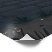 Moonlight Journey: Floral Sails Perfect Poster (Hoek)