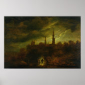 Moonlight Landschap Poster (Voorkant)